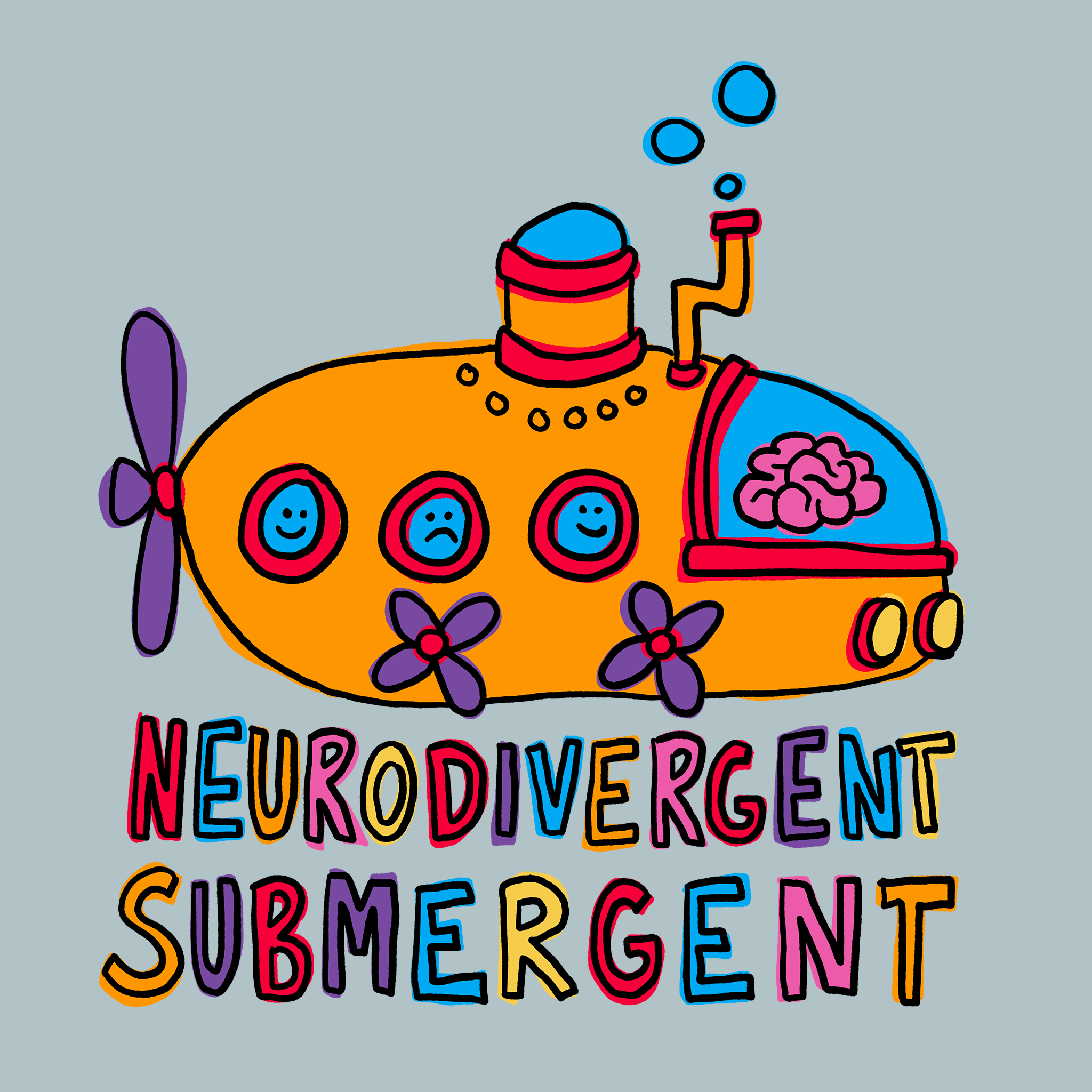 Neurodivergent Submergent Tee